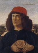Sandro Botticelli Portrait Cosimo old gentleman painting